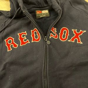 Mens xL Boston red socks zip up hoodie